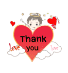 Popular series "thank you". (A) 2024（個別スタンプ：10）