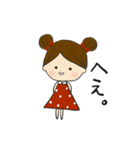 ミニーちゃん風関西弁女子（個別スタンプ：3）