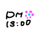 曜日と時間（個別スタンプ：13）