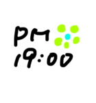 曜日と時間（個別スタンプ：19）