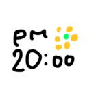 曜日と時間（個別スタンプ：20）