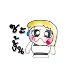 >> My name is Joy..^_^！！^_^！！（個別スタンプ：18）