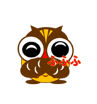 フクロウのふくっしーが幸せを呼ぶ（個別スタンプ：28）