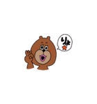 くまこ＆くまお（個別スタンプ：35）