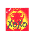 XOXO stamp of lihua（個別スタンプ：1）