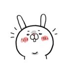 シャイウサギ（個別スタンプ：2）