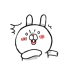シャイウサギ（個別スタンプ：8）