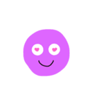 colorful ball faces（個別スタンプ：6）