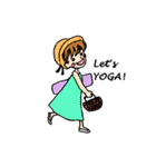 yoga-asana（個別スタンプ：4）