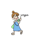 yoga-asana（個別スタンプ：5）