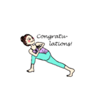 yoga-asana（個別スタンプ：9）