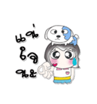 ^__^ ！ My name is Waree.. Dog.（個別スタンプ：10）