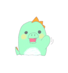 スーパーマンと恐竜くん（個別スタンプ：9）