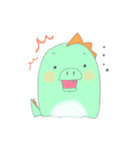 スーパーマンと恐竜くん（個別スタンプ：10）