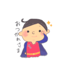 スーパーマンと恐竜くん（個別スタンプ：13）