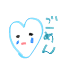 ハートさんとそのともだち〜日常に使う言葉（個別スタンプ：18）