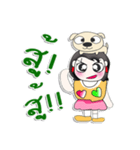 ^_^！！ My name is Romi. Dog.（個別スタンプ：19）