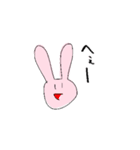 雑だけど使いやすいうさぎ（個別スタンプ：21）
