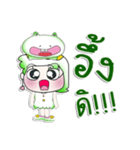 ^_^！！ My name is.Yani....Frog.（個別スタンプ：8）