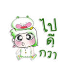 ^_^！！ My name is.Yani....Frog.（個別スタンプ：24）