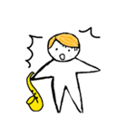 sax prayer ゆる Hamber（個別スタンプ：12）