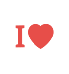 I ♡ シリーズ（個別スタンプ：15）