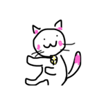 荒れ狂う動物と猫（個別スタンプ：1）