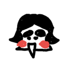 ふとまゆ  めいちゃん（個別スタンプ：1）