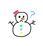 ゆきだるまのユッキー（個別スタンプ：5）