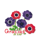 ありがとう花が咲くよ スペイン語の改訂版（個別スタンプ：6）