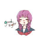 セーラー服の女の子たちとくらげ（個別スタンプ：8）