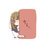 セーラー服の女の子たちとくらげ（個別スタンプ：17）
