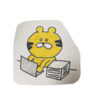 会社員のトラ（個別スタンプ：15）