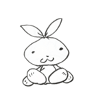 ゴミ袋ウサギ（個別スタンプ：12）