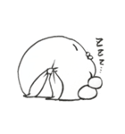 ゴミ袋ウサギ（個別スタンプ：16）