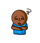 地黒くん（個別スタンプ：9）