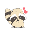 Raccoon in the forest（個別スタンプ：18）