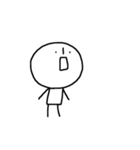 シンプル日常（個別スタンプ：1）
