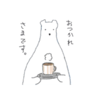 シロクマ。（個別スタンプ：5）