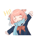 Dere characters- Moe Ver 1. HANA MOMOIRO（個別スタンプ：1）