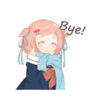 Dere characters- Moe Ver 1. HANA MOMOIRO（個別スタンプ：2）