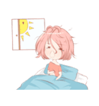 Dere characters- Moe Ver 1. HANA MOMOIRO（個別スタンプ：7）