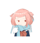 Dere characters- Moe Ver 1. HANA MOMOIRO（個別スタンプ：10）