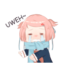Dere characters- Moe Ver 1. HANA MOMOIRO（個別スタンプ：11）