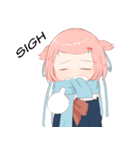 Dere characters- Moe Ver 1. HANA MOMOIRO（個別スタンプ：13）