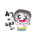 >> My name is Waree..*_*（個別スタンプ：39）