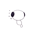 モノクロわんこ "MON"（個別スタンプ：10）