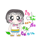 Hi！ My name is Waree..*_*.（個別スタンプ：24）