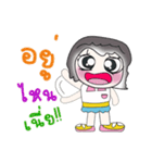 Hi！ My name is Waree..*_*.（個別スタンプ：37）