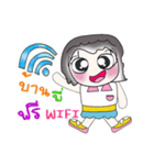 Hi！ My name is Waree..*_*.（個別スタンプ：38）